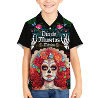 Personalised Mexico Day Of The Dead Family Matching Tank Maxi Dress and Hawaiian Shirt Mexican La Catrina Dia de los Muertos - Wonder Print Shop
