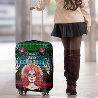 Mexico Day Of The Dead Luggage Cover Mexican La Catrina Dia de los Muertos - Wonder Print Shop