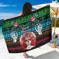 Mexico Day Of The Dead Sarong Mexican La Catrina Dia de los Muertos - Wonder Print Shop