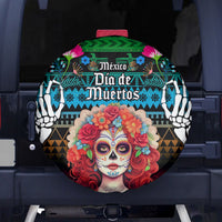 Mexico Day Of The Dead Spare Tire Cover Mexican La Catrina Dia de los Muertos - Wonder Print Shop