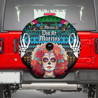 Mexico Day Of The Dead Spare Tire Cover Mexican La Catrina Dia de los Muertos - Wonder Print Shop