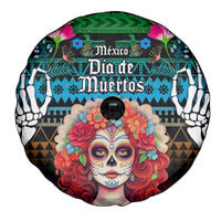 Mexico Day Of The Dead Spare Tire Cover Mexican La Catrina Dia de los Muertos - Wonder Print Shop