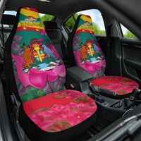 Grenada Independence Day Car Seat Cover Gwenad Bougainvillea Flowers - Wonder Print Shop
