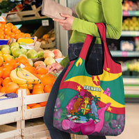 Grenada Independence Day Grocery Bag Gwenad Bougainvillea Flowers