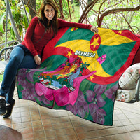 Grenada Independence Day Quilt Gwenad Bougainvillea Flowers - Wonder Print Shop