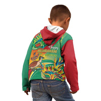 Guyana Republic Day Kid Hoodie Happy Mashramani 55th Anniversary