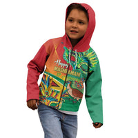 Guyana Republic Day Kid Hoodie Happy Mashramani 55th Anniversary