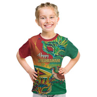 Guyana Republic Day Kid T Shirt Happy Mashramani 55th Anniversary