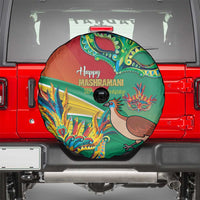 Guyana Republic Day Spare Tire Cover Happy Mashramani 55th Anniversary - Wonder Print Shop