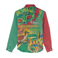 Guyana Republic Day Women Casual Shirt Happy Mashramani 55th Anniversary - Wonder Print Shop