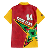 Custom Guyana Cricket Family Matching Mermaid Dress and Hawaiian Shirt Go Champions Amazon Warriors