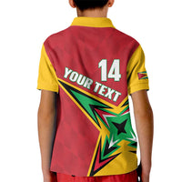 Custom Guyana Cricket Kid Polo Shirt Go Champions Amazon Warriors