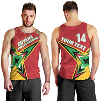 Custom Guyana Cricket Men Tank Top Go Champions Amazon Warriors