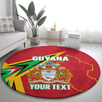 Custom Guyana Cricket Round Carpet Go Champions Amazon Warriors - Wonder Print Shop