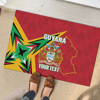 Custom Guyana Cricket Rubber Doormat Go Champions Amazon Warriors - Wonder Print Shop