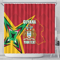 Custom Guyana Cricket Shower Curtain Go Champions Amazon Warriors - Wonder Print Shop