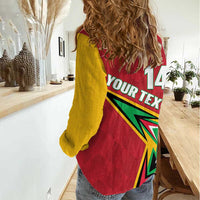 Custom Guyana Cricket Women Casual Shirt Go Champions Amazon Warriors - Wonder Print Shop