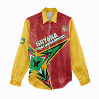 Custom Guyana Cricket Women Casual Shirt Go Champions Amazon Warriors - Wonder Print Shop