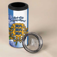 Estonia Independence Day 4 in 1 Can Cooler Tumbler Head Eesti Vabariigi Aastapaeva!