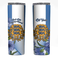 Estonia Independence Day Skinny Tumbler Head Eesti Vabariigi Aastapaeva! - Wonder Print Shop