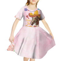 Cinco De Derby Kid Short Sleeve Dress 2025 Sombrero Horse Racing