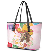 Cinco De Derby Leather Tote Bag 2025 Sombrero Horse Racing