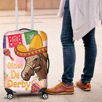 Cinco De Derby Luggage Cover 2025 Sombrero Horse Racing