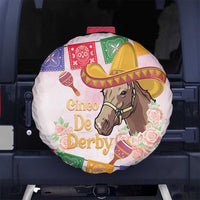 Cinco De Derby Spare Tire Cover 2025 Sombrero Horse Racing - Wonder Print Shop