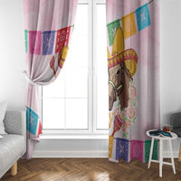 Cinco De Derby Window Curtain 2025 Sombrero Horse Racing - Wonder Print Shop