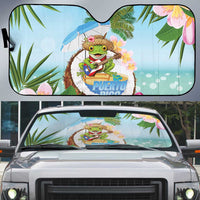 Puerto Rico Pava Coqui Auto Sun Shade Spirit Frog Tropical Beach Vibes - Wonder Print Shop
