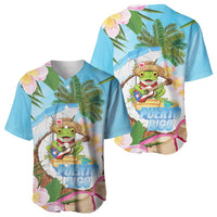 Puerto Rico Pava Coqui Baseball Jersey Spirit Frog Tropical Beach Vibes - Wonder Print Shop