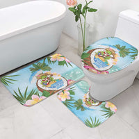 Puerto Rico Pava Coqui Bathroom Set Spirit Frog Tropical Beach Vibes - Wonder Print Shop