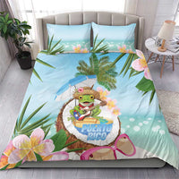 Puerto Rico Pava Coqui Bedding Set Spirit Frog Tropical Beach Vibes - Wonder Print Shop