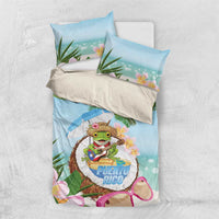 Puerto Rico Pava Coqui Bedding Set Spirit Frog Tropical Beach Vibes - Wonder Print Shop