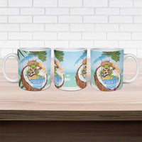 Puerto Rico Pava Coqui Ceramic Mug Spirit Frog Tropical Beach Vibes - Wonder Print Shop
