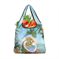 Puerto Rico Pava Coqui Grocery Bag Spirit Frog Tropical Beach Vibes - Wonder Print Shop