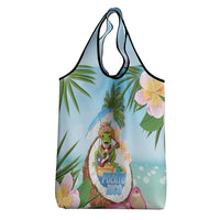Puerto Rico Pava Coqui Grocery Bag Spirit Frog Tropical Beach Vibes - Wonder Print Shop