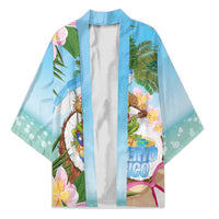 Puerto Rico Pava Coqui Kimono Spirit Frog Tropical Beach Vibes - Wonder Print Shop