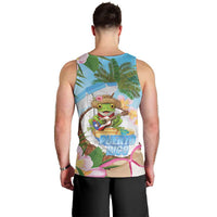 Puerto Rico Pava Coqui Men Tank Top Spirit Frog Tropical Beach Vibes - Wonder Print Shop