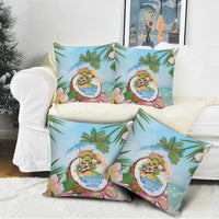 Puerto Rico Pava Coqui Pillow Cover Spirit Frog Tropical Beach Vibes - Wonder Print Shop
