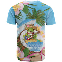 Puerto Rico Pava Coqui T Shirt Spirit Frog Tropical Beach Vibes - Wonder Print Shop