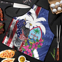 United States Guam Apron USA Eagle Guahan Seal Bougainvillea - Wonder Print Shop