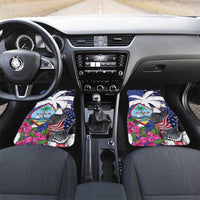 United States Guam Car Mats USA Eagle Guahan Seal Bougainvillea - Wonder Print Shop