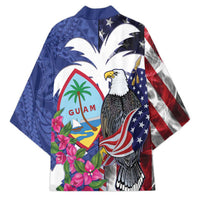 United States Guam Kimono USA Eagle Guahan Seal Bougainvillea - Wonder Print Shop