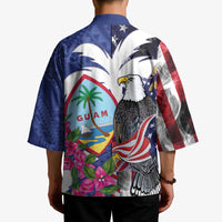 United States Guam Kimono USA Eagle Guahan Seal Bougainvillea - Wonder Print Shop