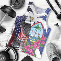United States Guam Men Tank Top USA Eagle Guahan Seal Bougainvillea - Wonder Print Shop