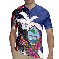 United States Guam Rugby Jersey USA Eagle Guahan Seal Bougainvillea - Wonder Print Shop