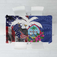 United States Guam Tablecloth USA Eagle Guahan Seal Bougainvillea - Wonder Print Shop