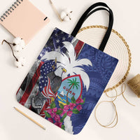 United States Guam Tote Bag USA Eagle Guahan Seal Bougainvillea - Wonder Print Shop
