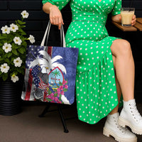 United States Guam Tote Bag USA Eagle Guahan Seal Bougainvillea - Wonder Print Shop